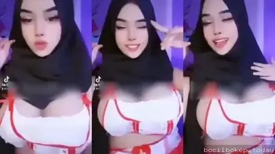 Cewek cantik cosplay suster nakal super horny